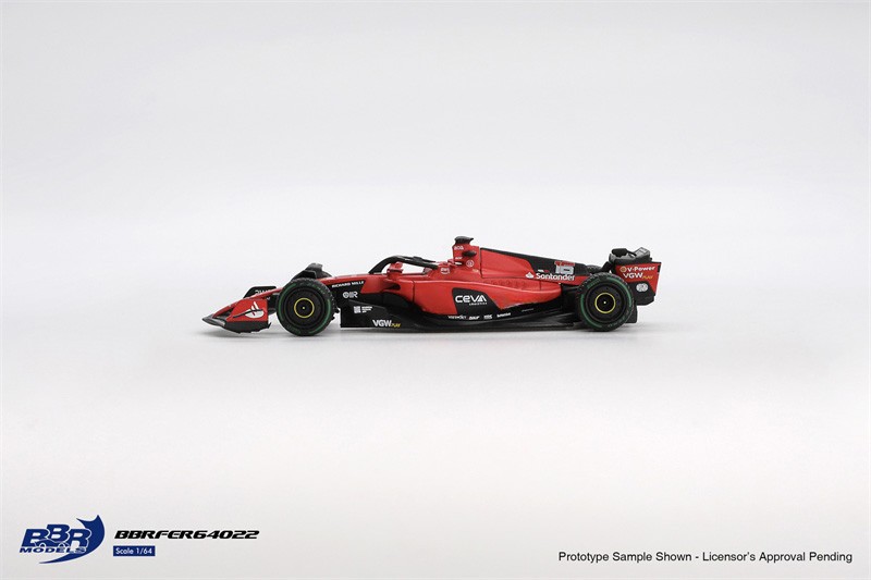 BBR 1:64 SF23 #16#55 C. Leclerc 2023 Monaco GP Diecast Model Car