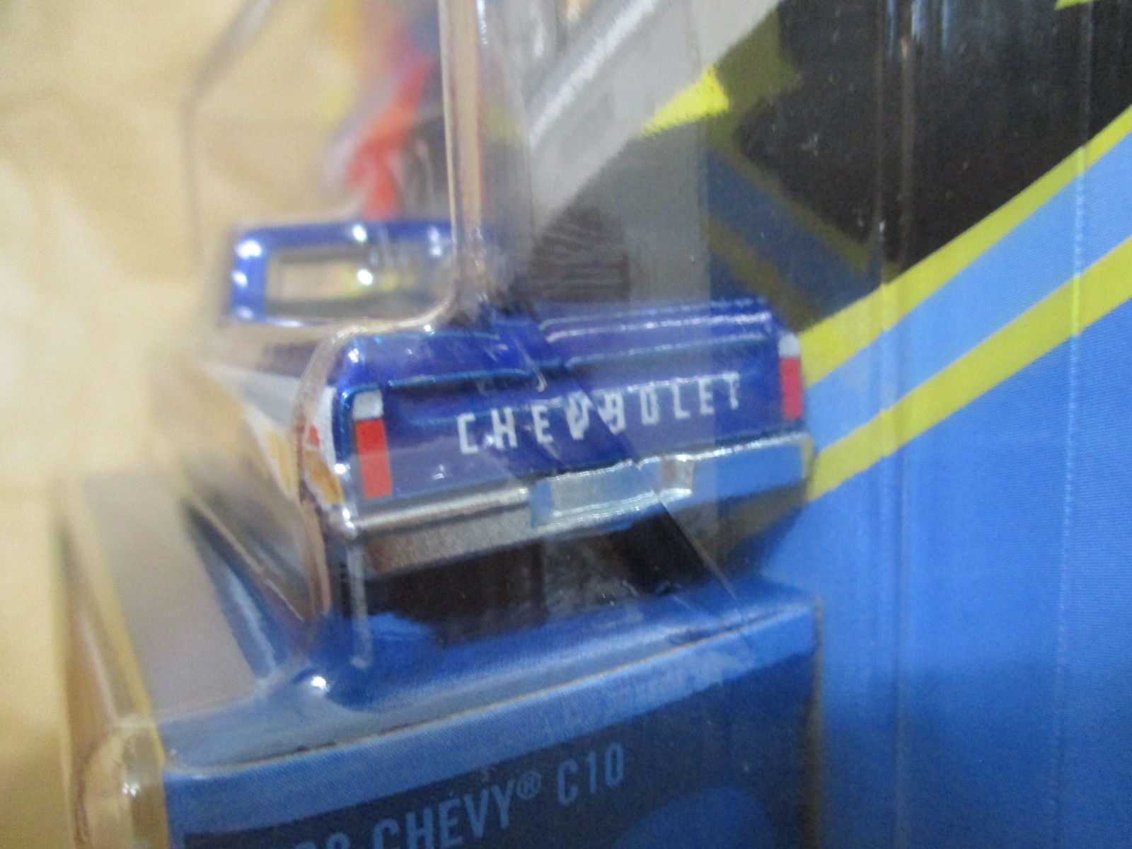 Matchbox Collectors series 1968 Chevy C10 Pickup in Blue 1/64 Rubber Tires