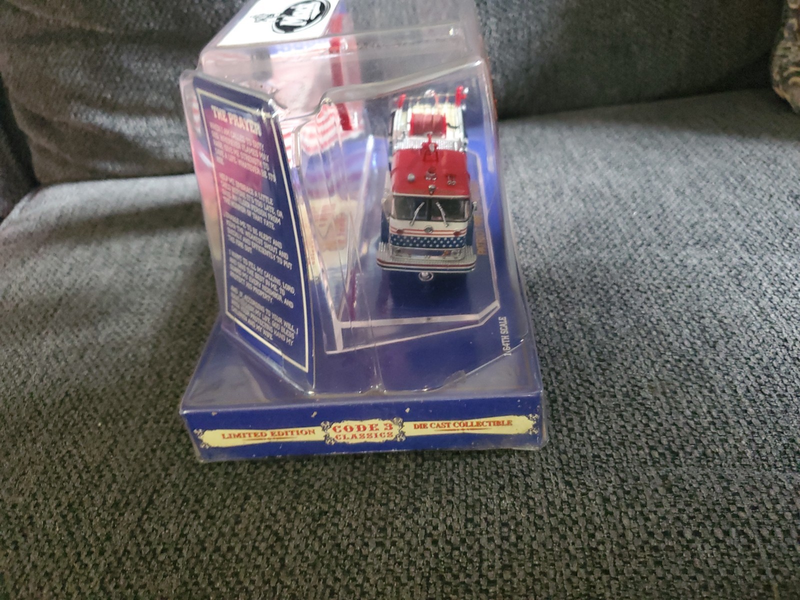 Mack Code 3 Classics Patriot Fire Dept 1/64 Die Cast Fire Engine 12351 (C3-5)