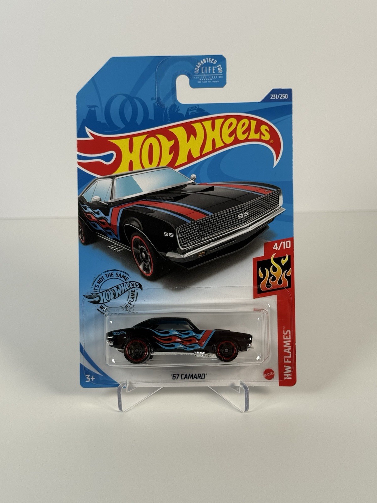 HOT WHEELS ’67 Camaro Black Kroger Exclusive HW Flames Chevrolet GHG56 2020