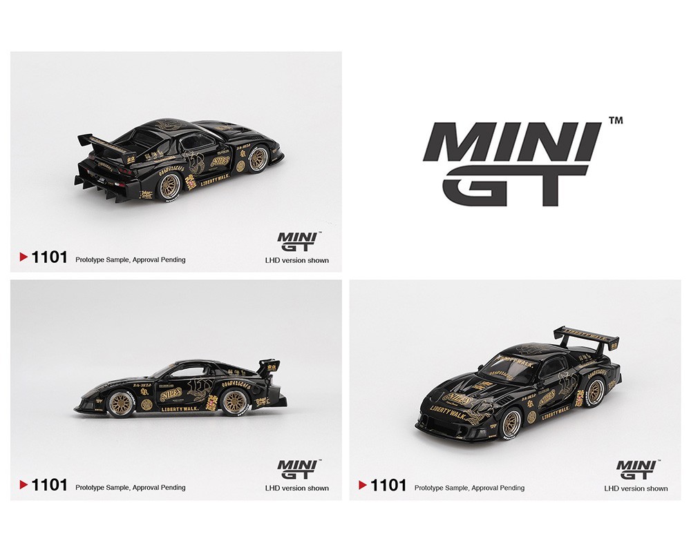 Mini GT MAZDA RX-7 LB-Super Silhouette FD-NILES Black #1101 1/64