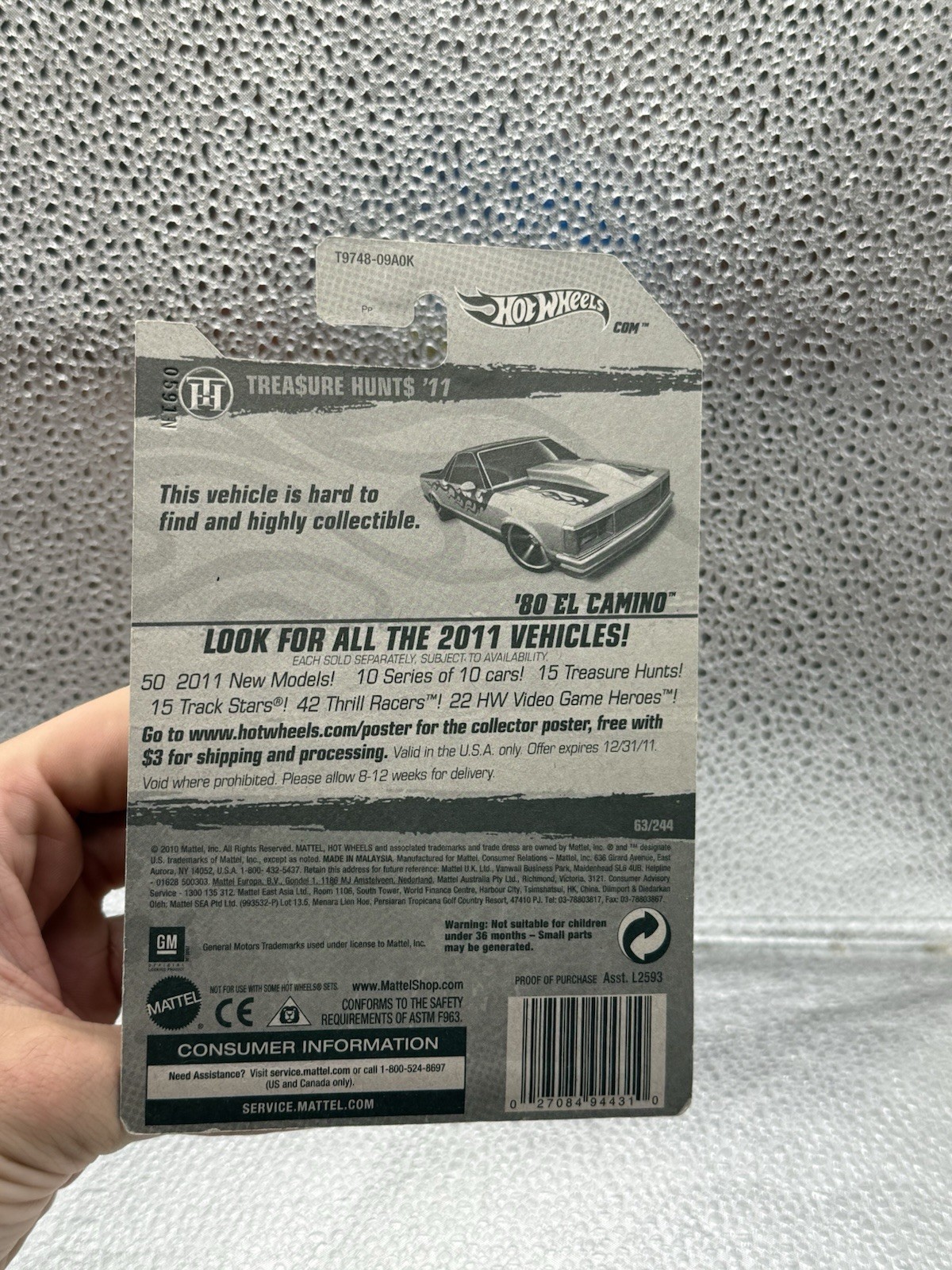 2011 Hot Wheels Super Treasure Hunt #13 ’80 El Camino