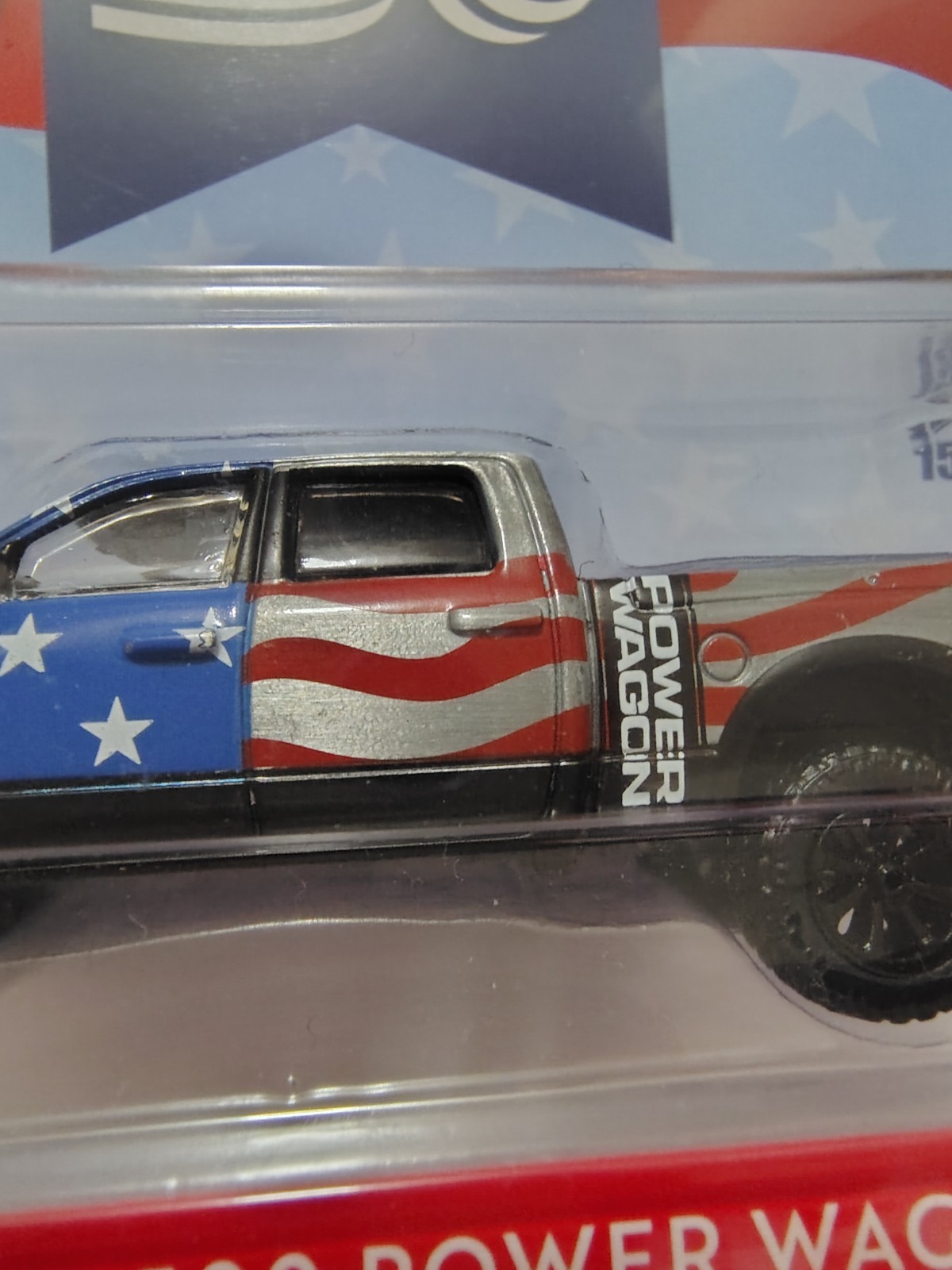 2026 1:64 Greenlight 2017 Ram 2500 Power Wagon Raw Chase! AMERICA 250th NEW!