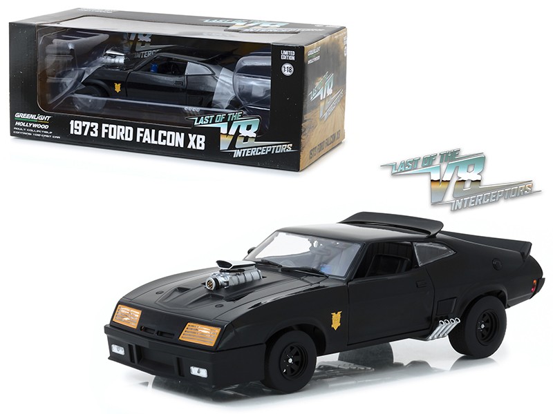1973 Ford Falcon XB Black Movie 1/18 Last of the V8 Interceptors by Greenlight