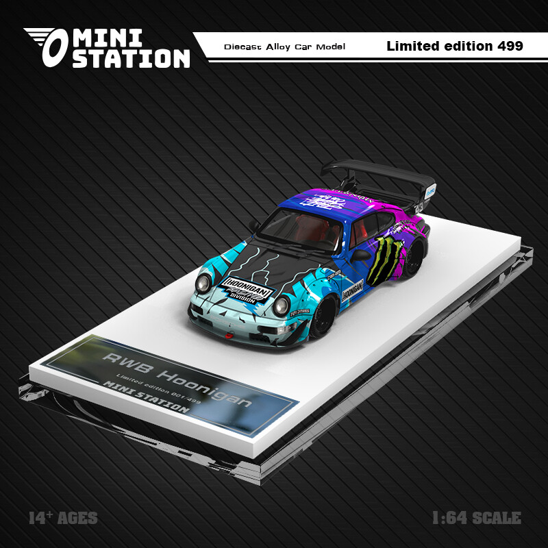 Mini Station 1:64 RWB 964/Targa/T1 Model Car