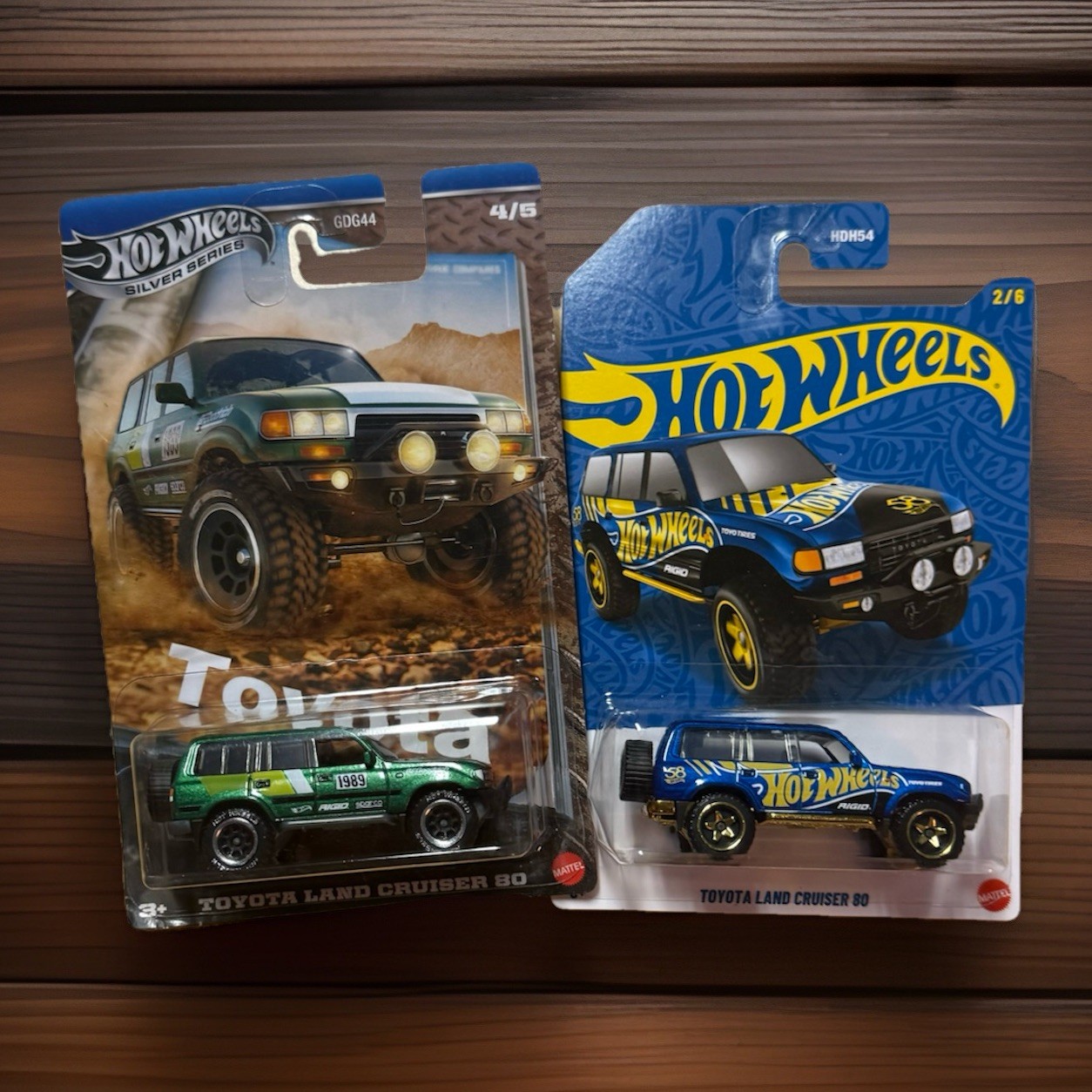 2026 Hot Wheels Anniversary + 2025 Silver Series Toyota LAND Cruiser 80 LOT 2