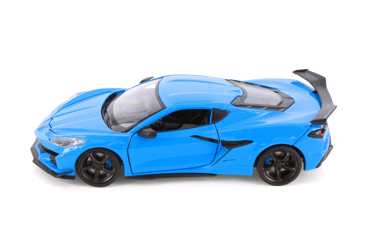 2023 CHEVY CORVETTE Z06 HARDTOP BLUE SPORTS CAR 1/24 DIECAST CAR WELLY 24120/4D