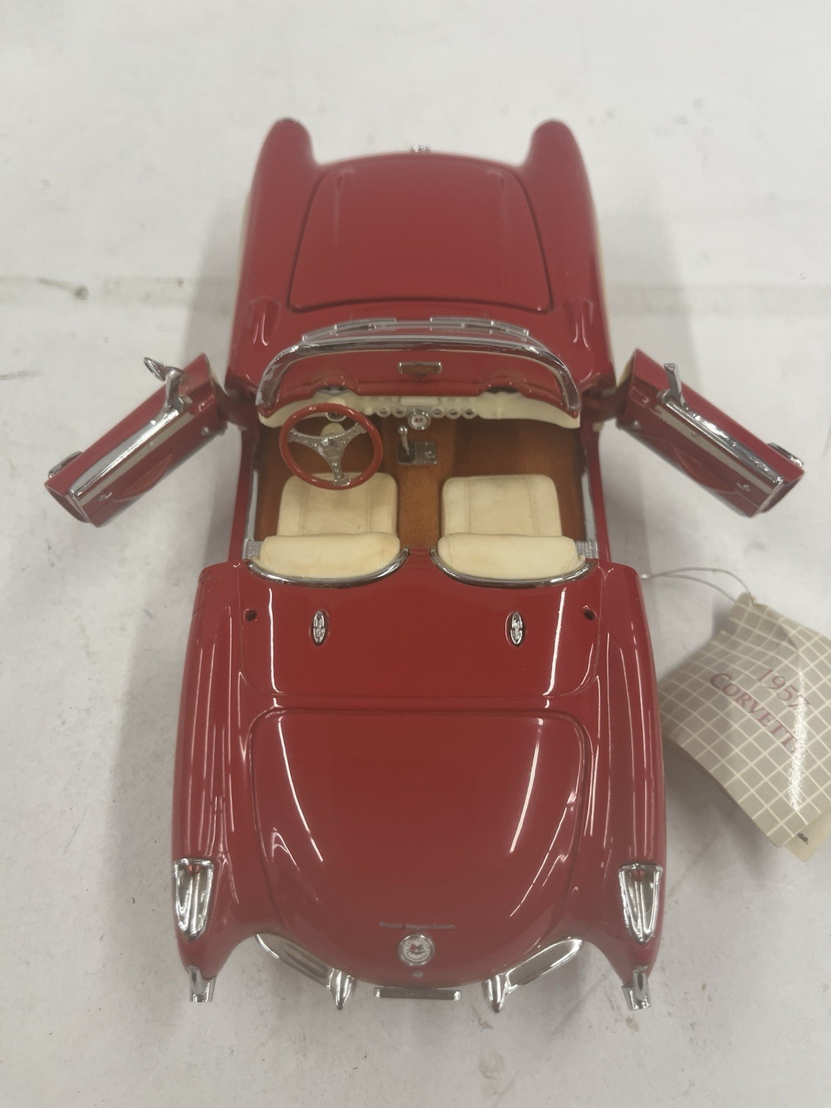 Franklin Mint 1957 CORVETTE Convertible 1:24 Used Please See Photos