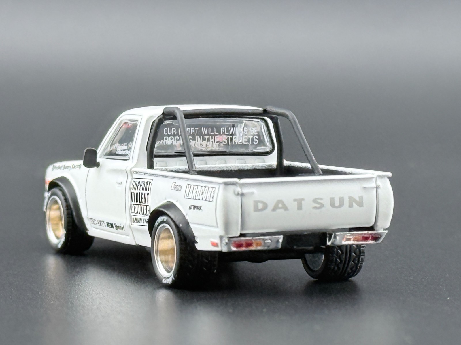 Pop Race Pandem Datsun 620 White 640350 1/64