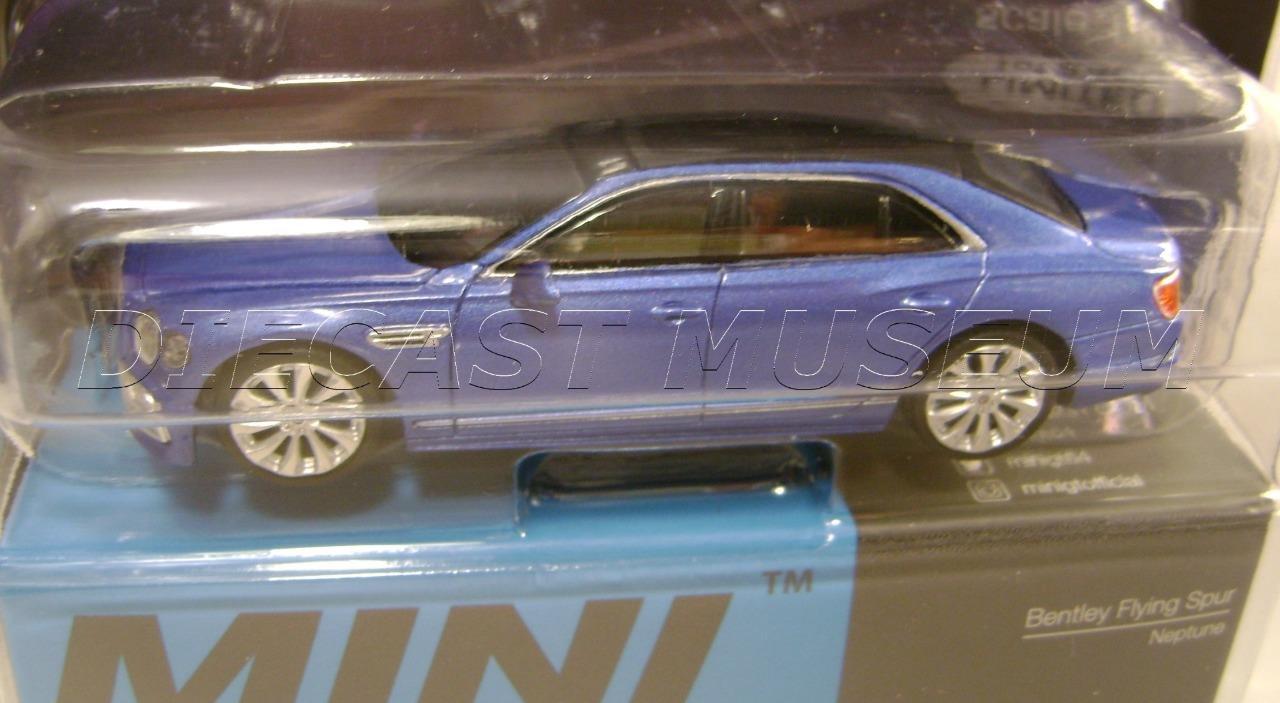 BENTLEY FLYING SPUR NEPTUNE BLUE MIJO TSM MODEL MINI GT DIECAST 2022 RARE