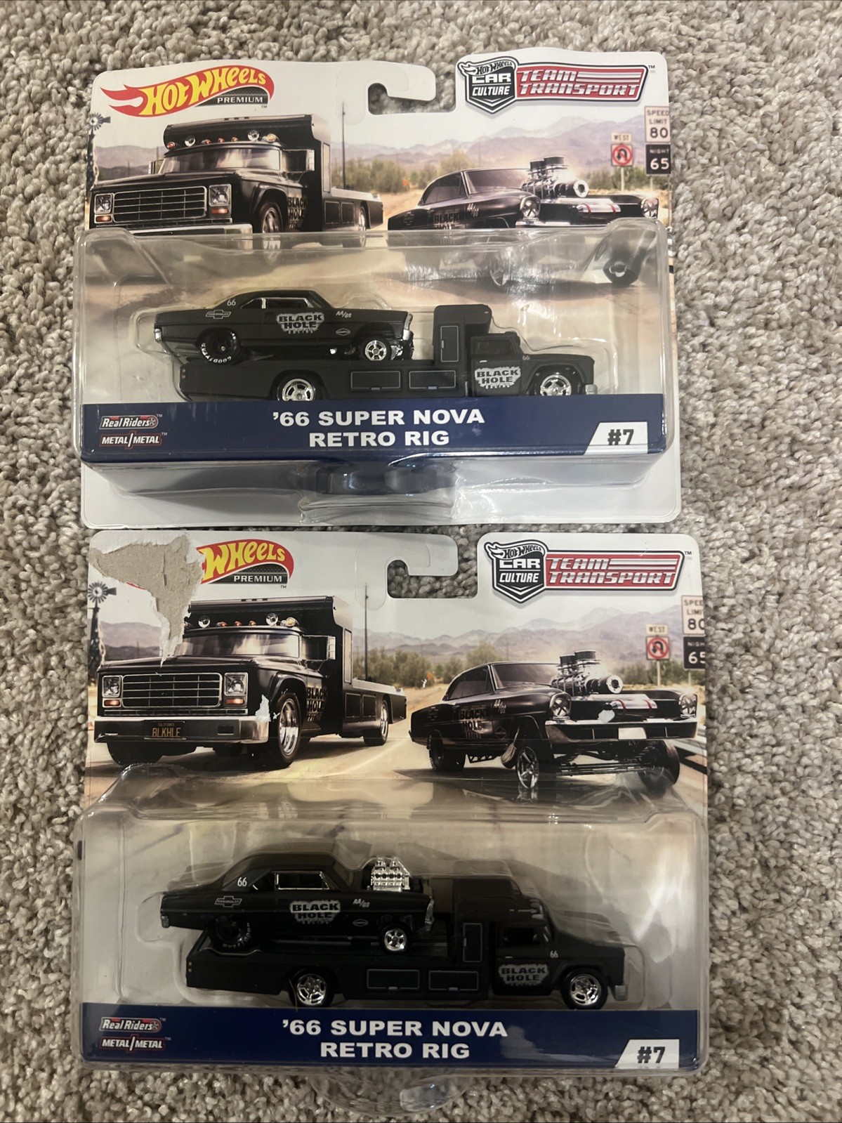 Hot Wheels Team Transport #7 ’66 Super Nova Retro Rig Lot -2