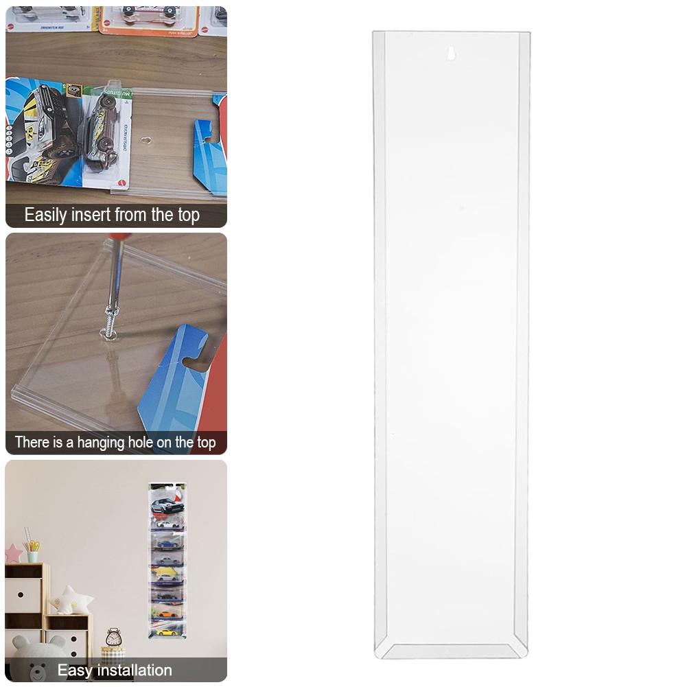 5-100Pack Diecast Display Case Wall Mount For Hot-Wheels Premium Series