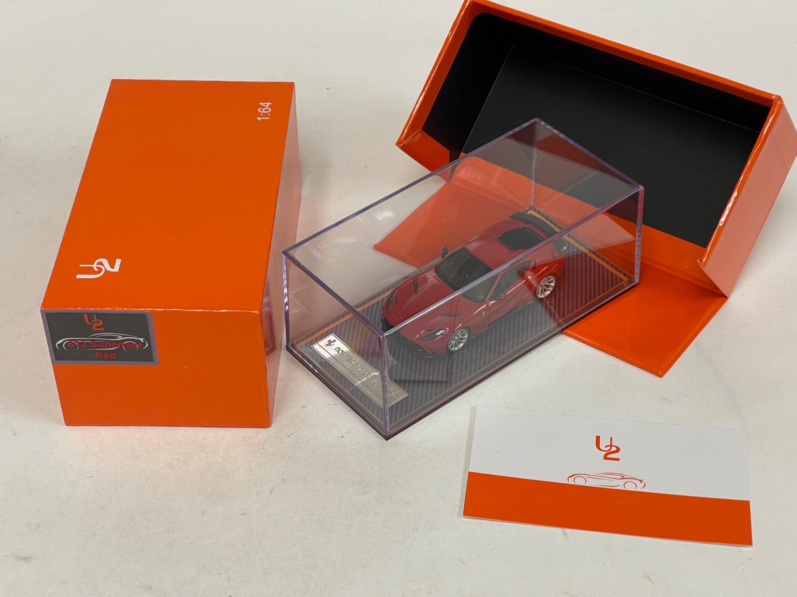 1/64 U2 Model of Novitec 812 N-Largo in Rosso Corsa Red 399 pcs Runner 64-101