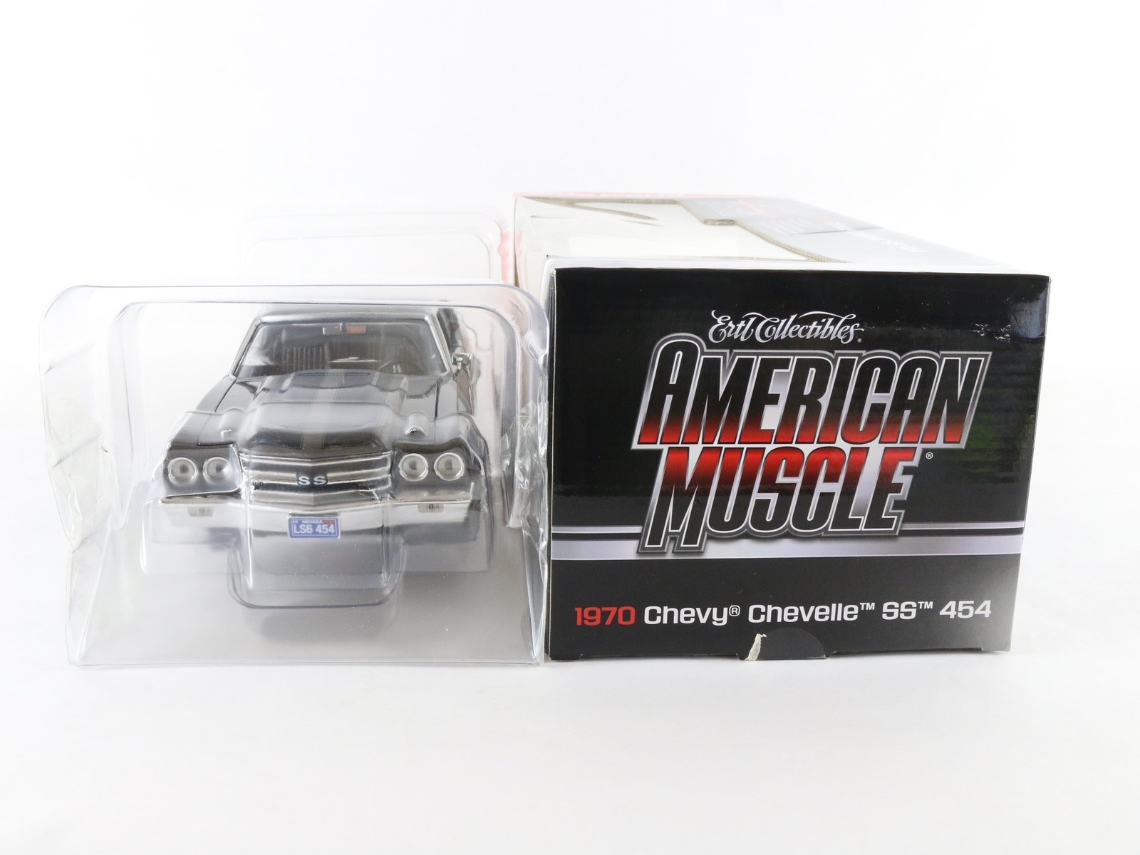1970 Chevy Chevelle Ss 454 Gray American Muscle Auto World ERTL 1:18 Diecast