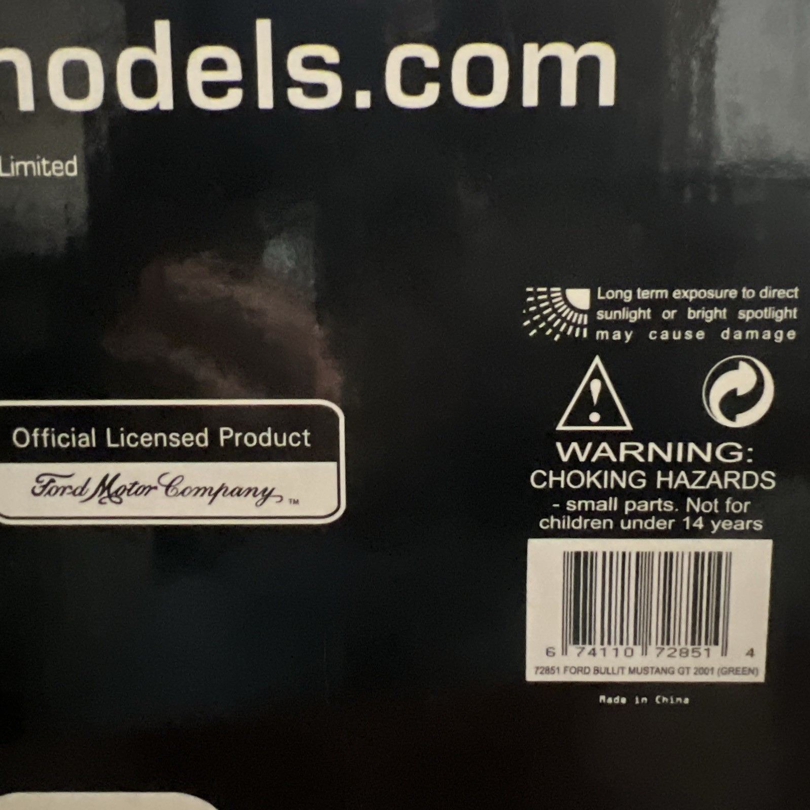 1/18 SCALE AUTOART FORD MUSTANG GT BULLIT 2001 HIGHLAND GREEN 72851