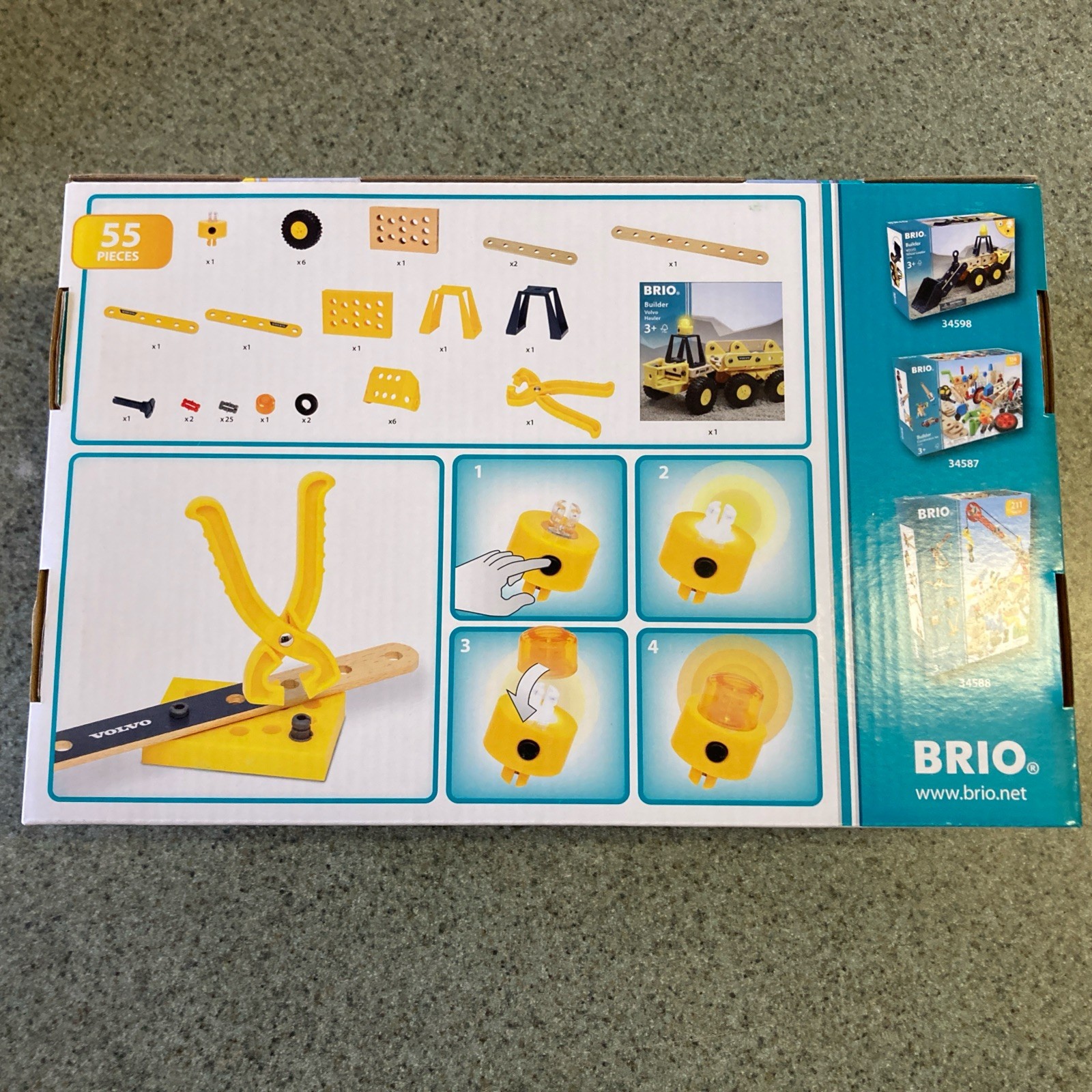 Builder – 34599 Volvo Hauler | Educational Construction Toy for Kids Age 3 Ye…