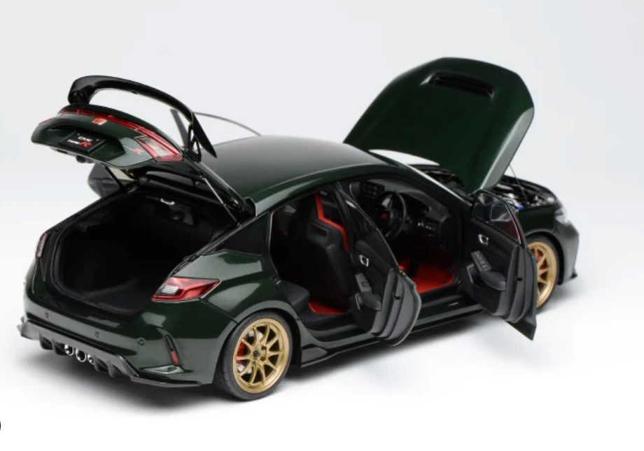 1/18 MotorHelix Honda Civic Type R ( FL5 ) from 2023 in Pearl Midnight Green RHD