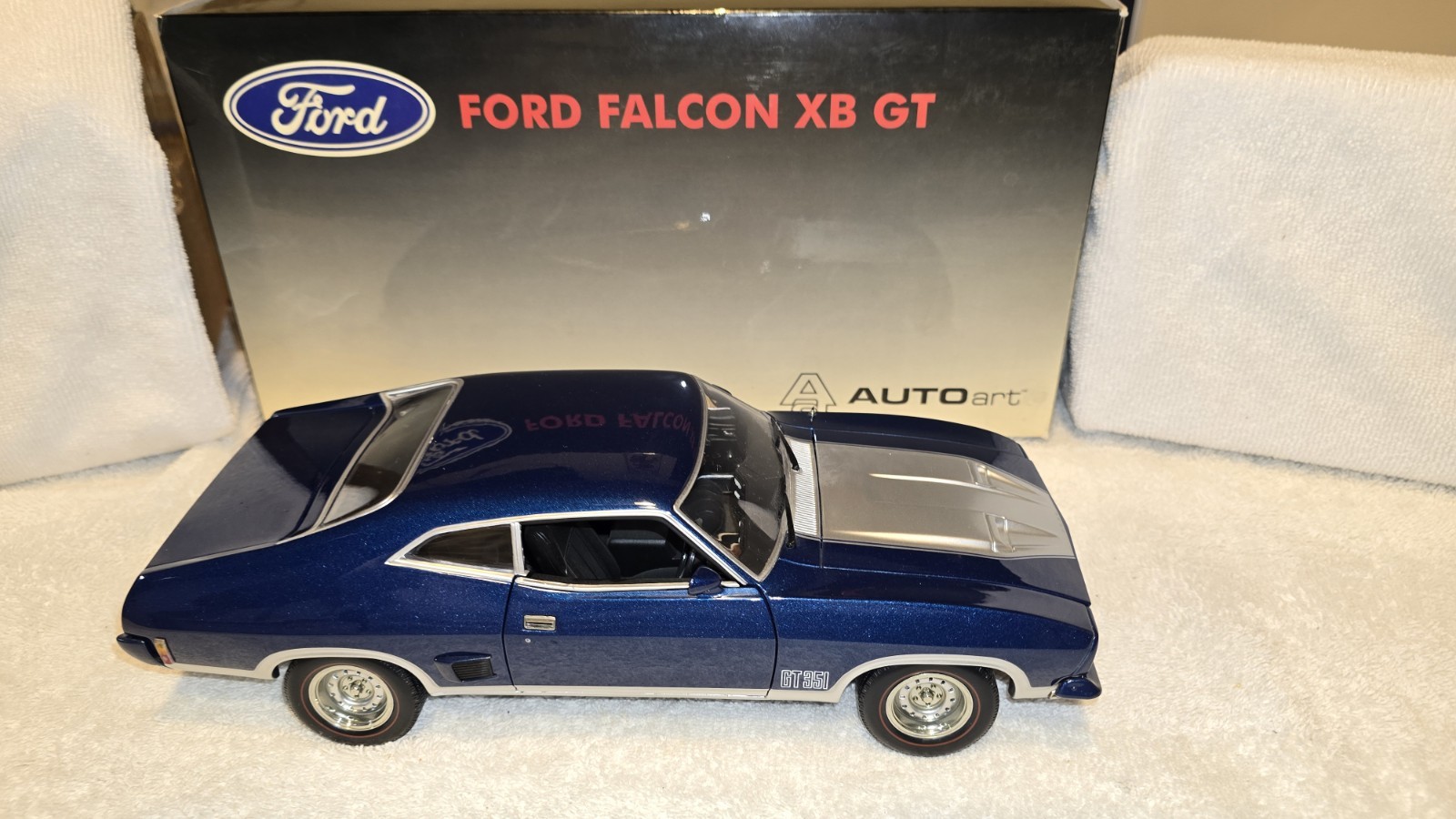 1/18 Biante/Autoart Ford Falcon XB GT, Apollo Blue, Beautiful,See Description