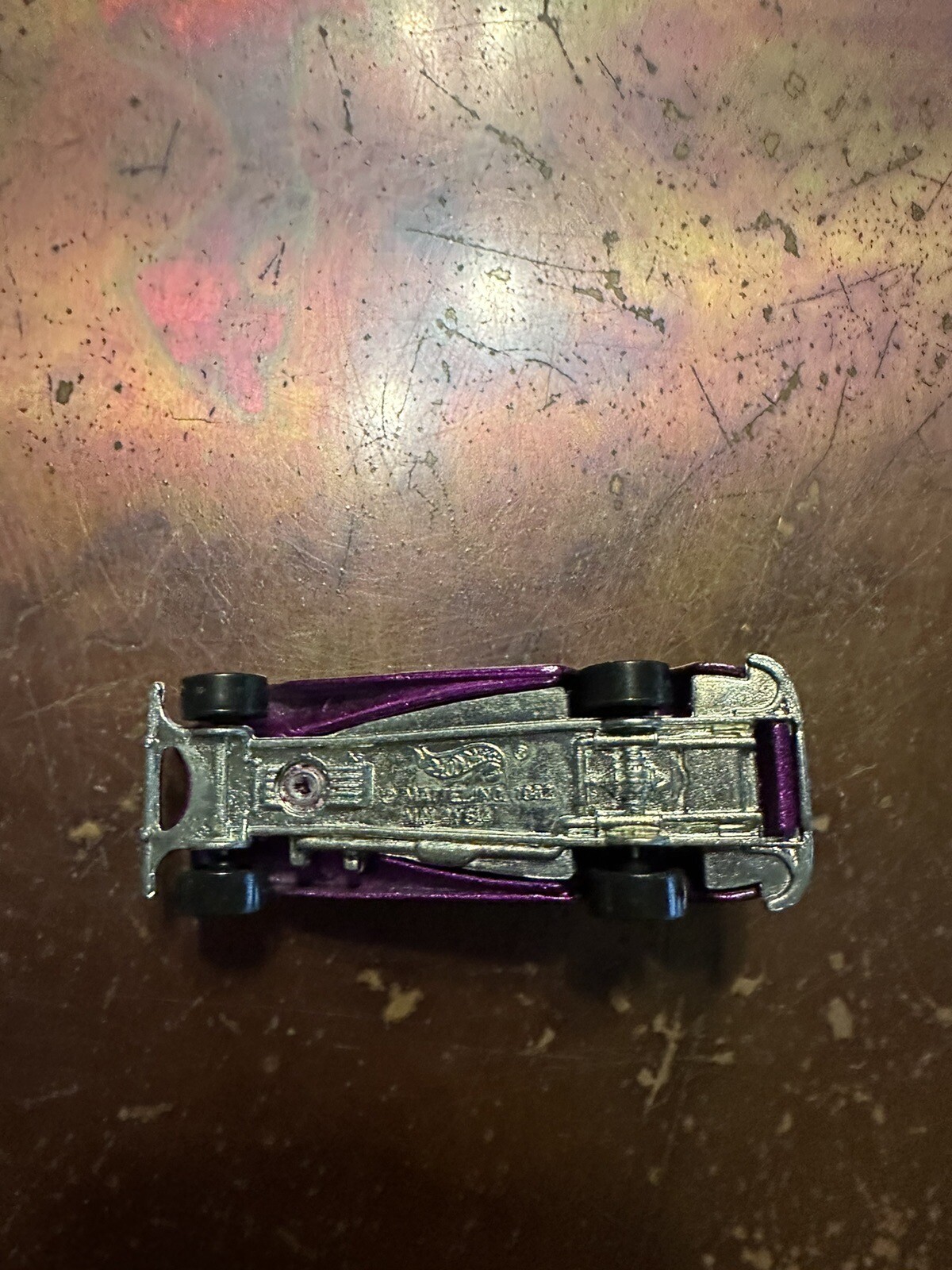 Vintage 1998 Hot Wheels Mainline #788 Mercedes 540K Metalflake Purple