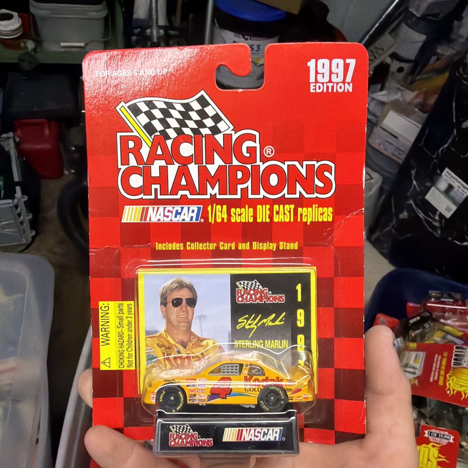Racing Champions 1997 Nascar #4 STERLING MARLIN Stock Car 1/64 Die Cast
