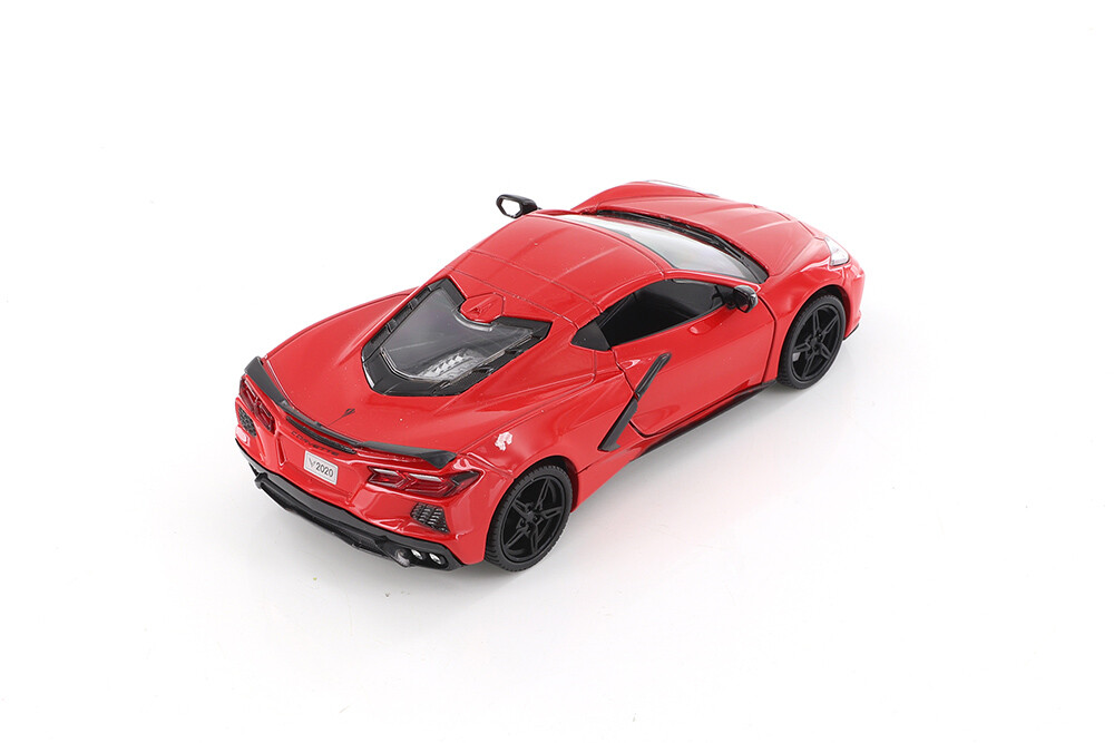 Red 2020 Chevrolet Corvette Stingray C8 1/24 Scale Diecast Model (NO BOX)