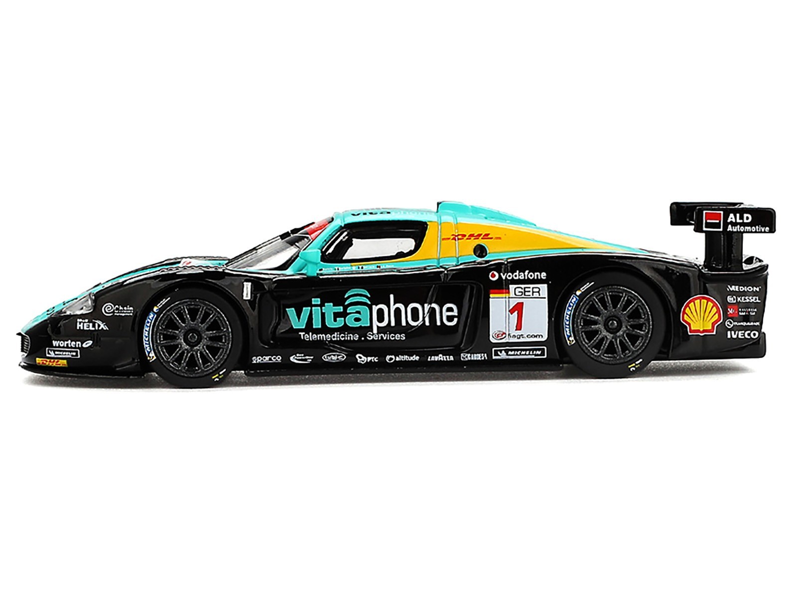 MASERATI MC12 COMPETIZIONE #1 WINNER “24H SPA” (2008) 1/64 BBR MODELS BBRDIE6421