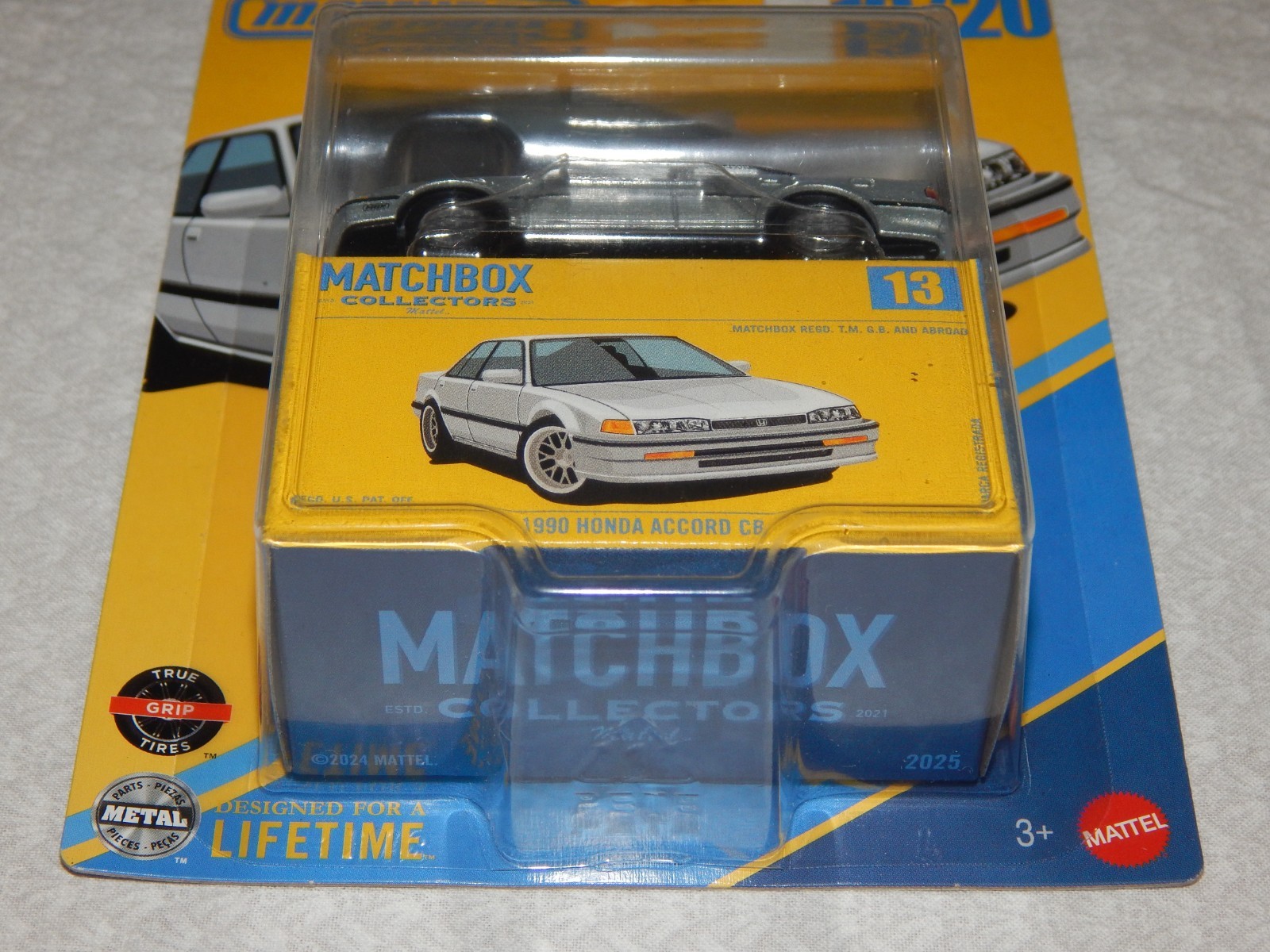 Matchbox Collectors 1990 Honda Accord CB ~ Silver ~ 2024 ~ NEW