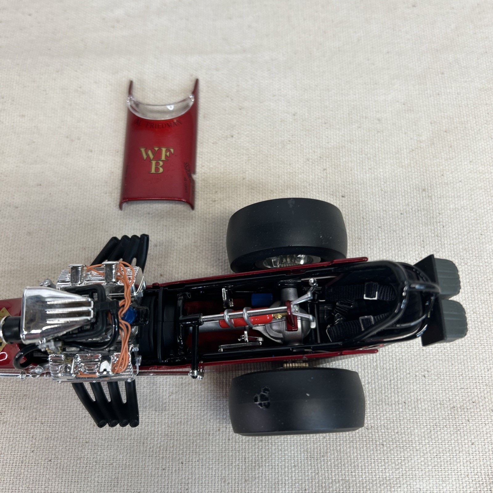 VINTAGE 1320 The Fuelers BRUCE WHEELERS WHEELER DEALER 1/24 Dragster #1102
