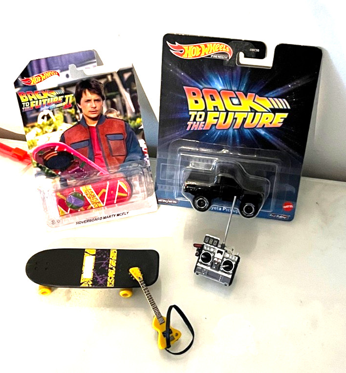 BACK TO THE FUTURE MARTY MC FLY HOVERBOARD package deal doc transmitter miniatur