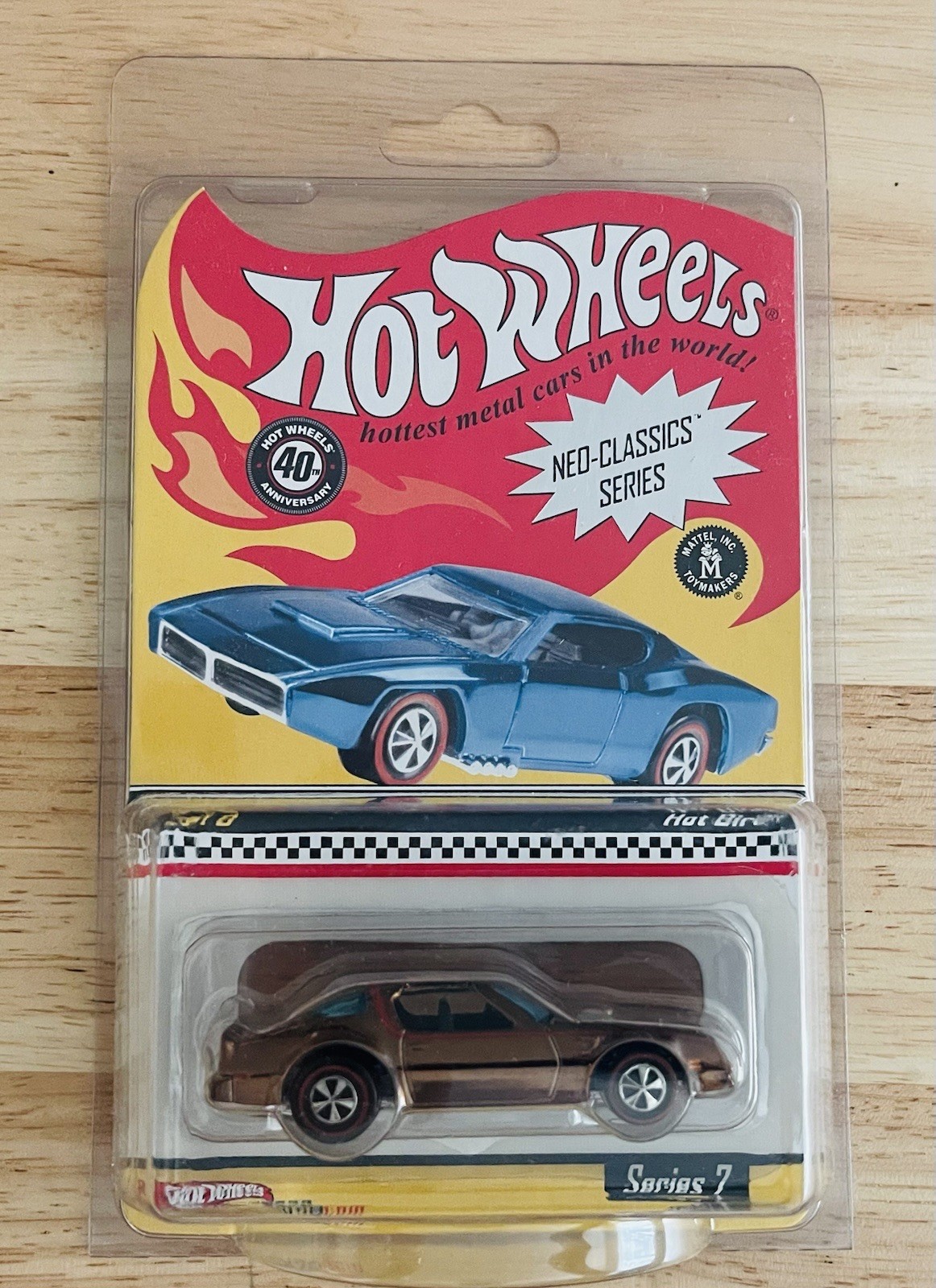 Hot Wheels Neo Classics #2 of 6 In Series 7, Hot Bird #3668/10,000, In Case