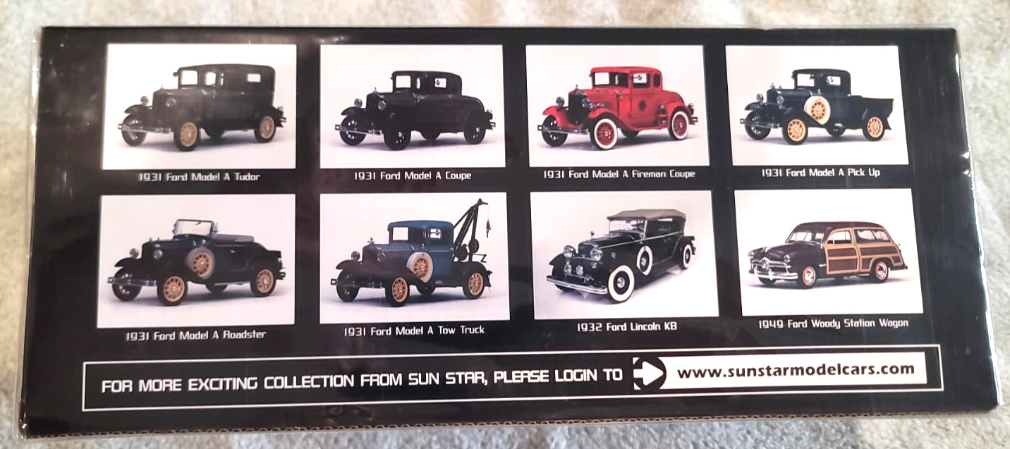 1931 Ford Model A Roadster,Powder Blue Sun Star 6126 1/18 scale Diecast Model