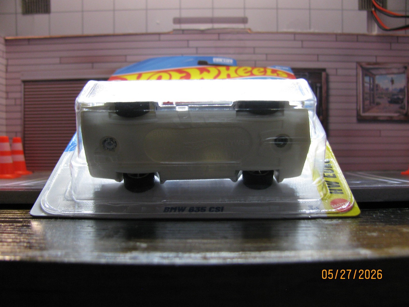 2026 Hot Wheels White BMW 635 CSi 152/150 HW Euro, w/Real Riders Wheel Swap