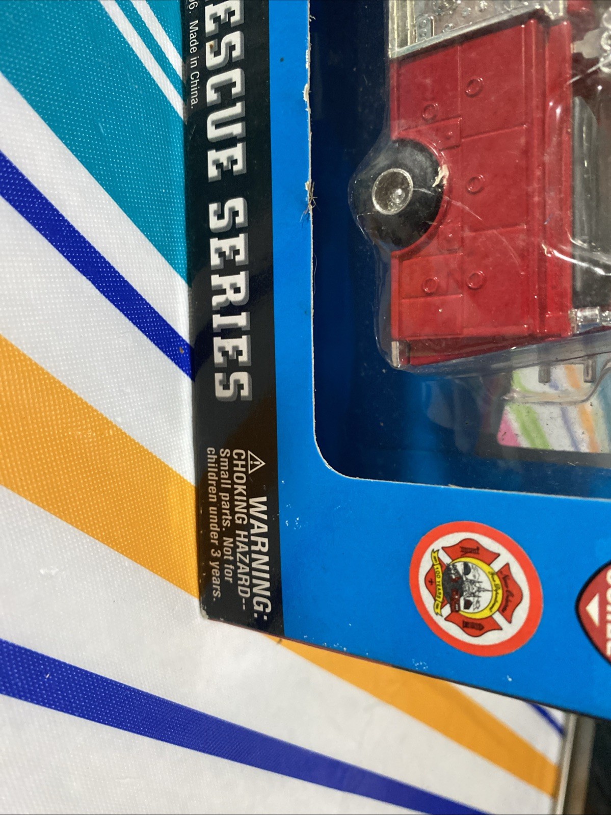 Road Champs Die Cast 1998 Fire Department Pumper Truck Ships Free!