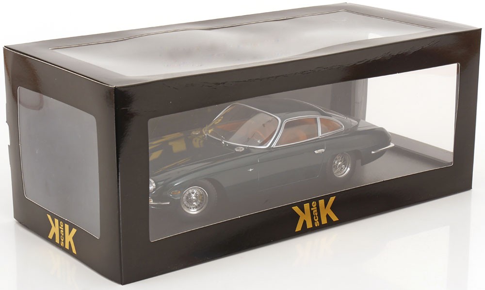 KK Scale 1:18 LAMBORGHINI 400 GT 2+2 DARK GREEN METALLIC 1966 Diecast Model