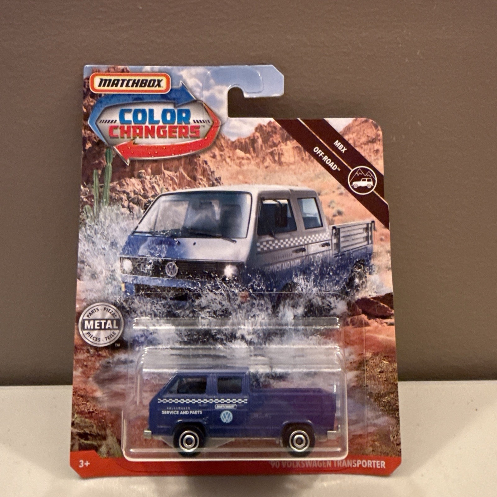2019 Matchbox Color Changers ’90 Volkswagen Transporter BLUE | GREY | FSC