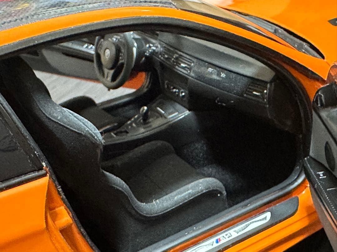 Kyosho BMW M3 GTS 1/18 Scale Diecast Model Orange Discontinued 2016 from Japan