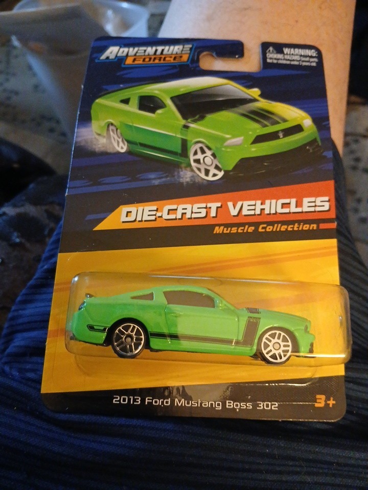 Adventure Force 1:64 Die-Cast 2013 Ford Mustang Boss 302 Green