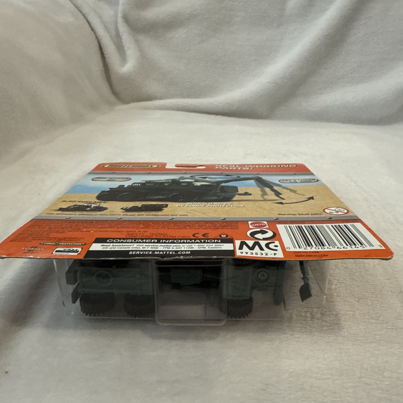 MATCHBOX 2010 REAL WORKING RIGS BUFFALO MPCV #RW025 OLIVE GREEN MINE Clearance