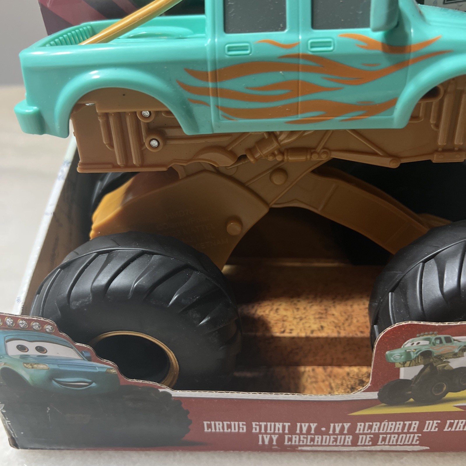 Disney Pixar Cars On The Road Circus Stunt Ivy Monster Truck 2023 Mattel