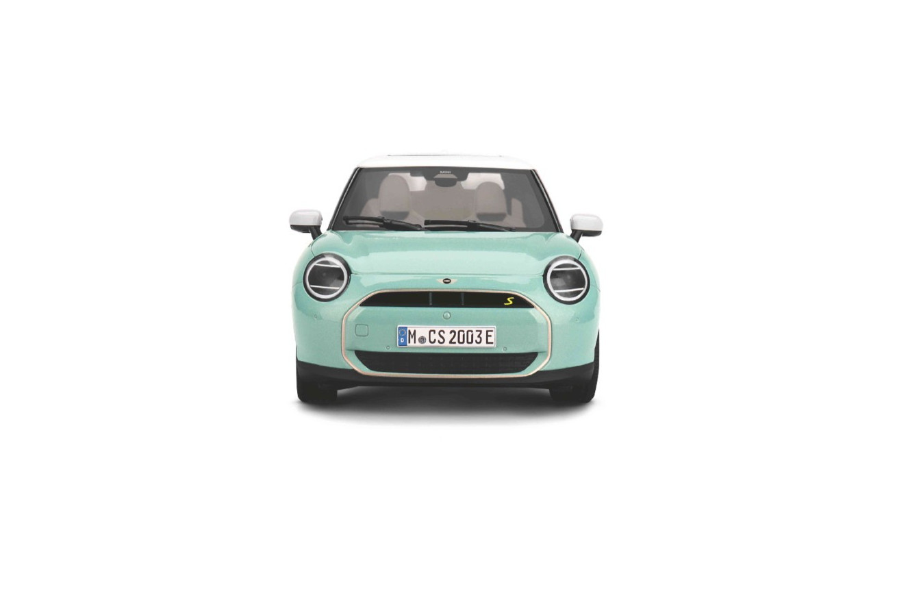 NEW MINI 1:18 DIECAST MODEL – MINI COOPER SE IN OCEAN WAVE GREEN – 80435B5CFC2