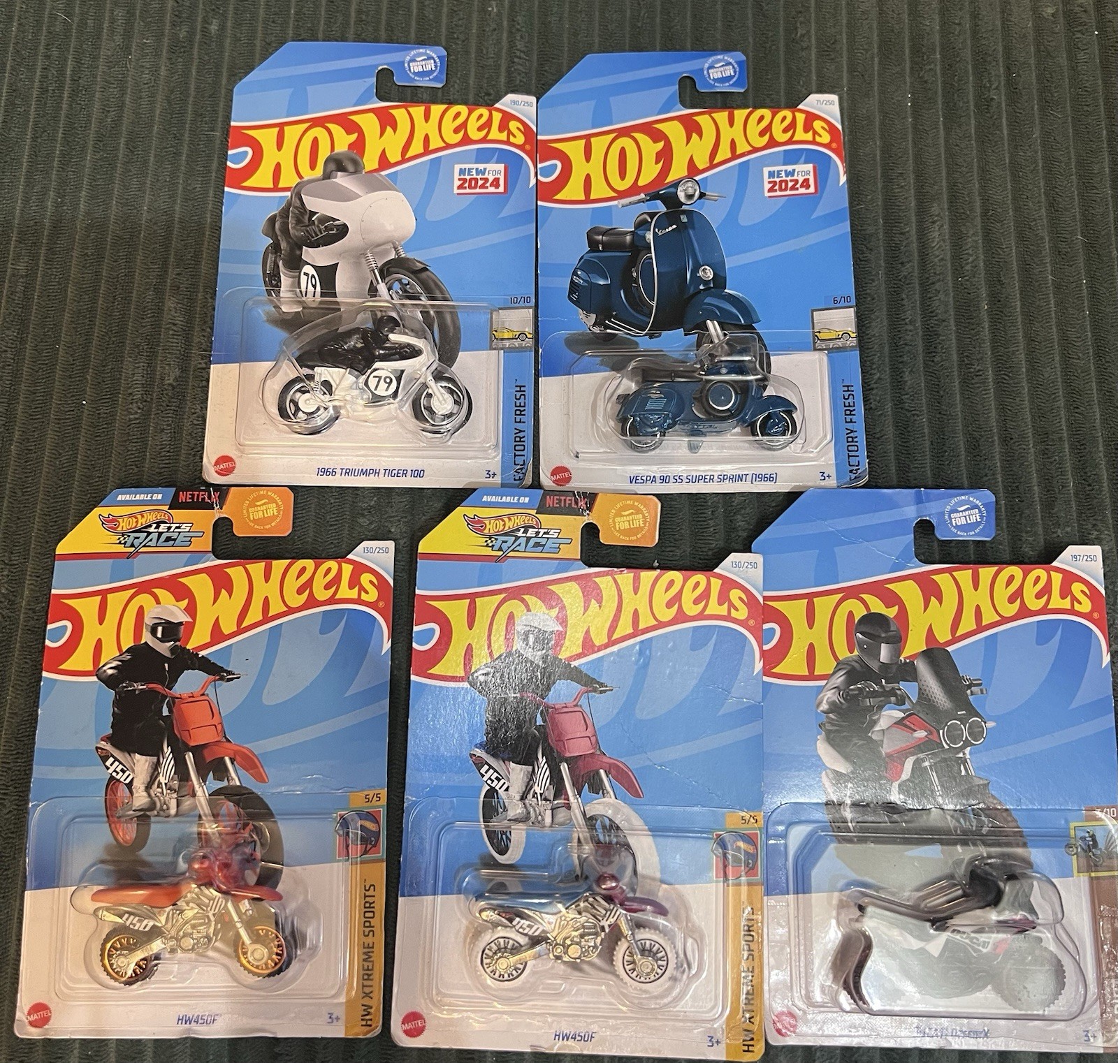 Hot Wheels Lot #1 of 50 Diecast Cars Mixed Collection New On Original Cards.