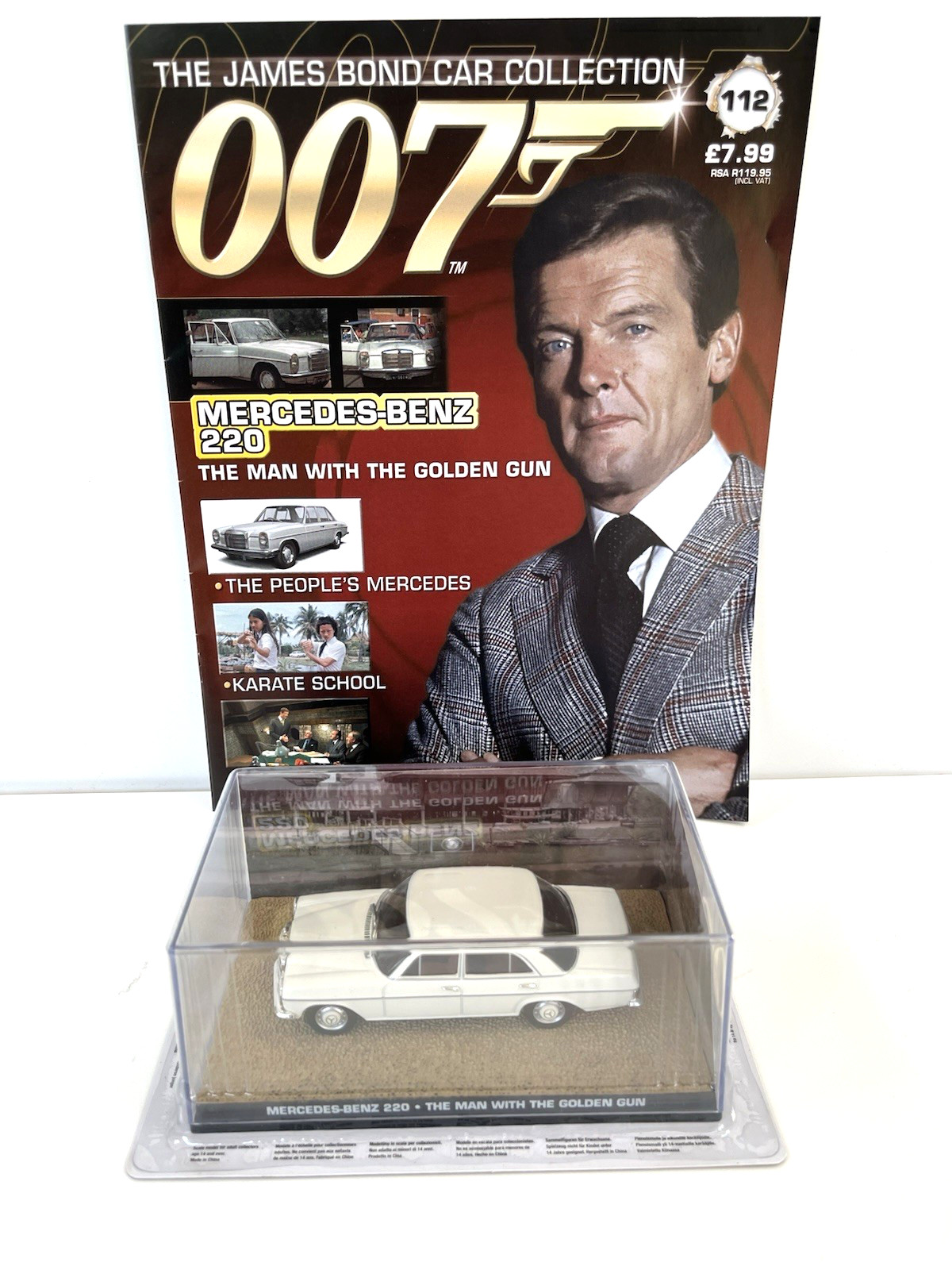 James Bond Car Collection #112 Mercedes Benz 220 The Man With The Golden Gun