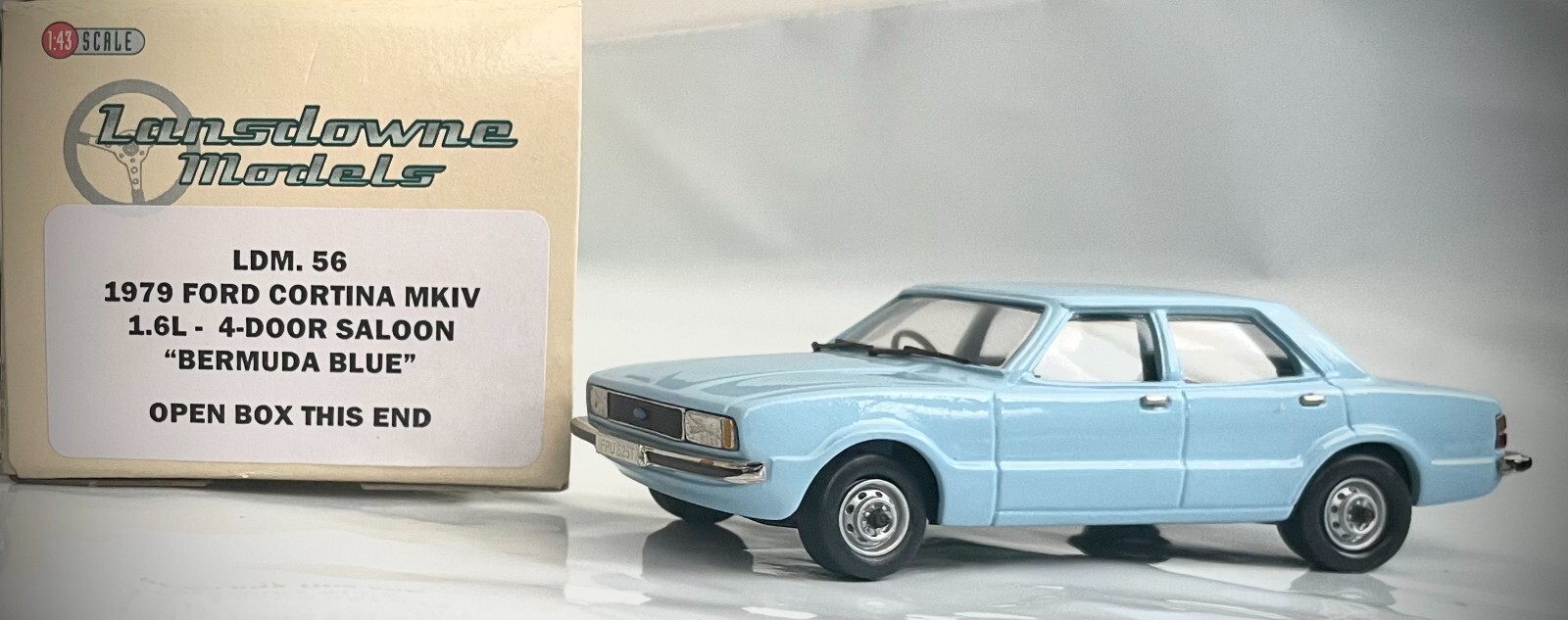 Lansdowne LDM 56 – 1979 Ford Cortina MKIV 1.6L, 4-Door Saloon (Bermuda Blue)
