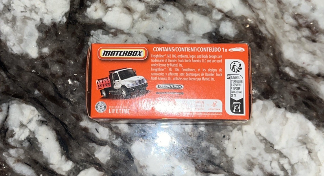 Matchbox Power Grabs Freightliner M2 106 Plus Dump Truck Red White 58/125 2026