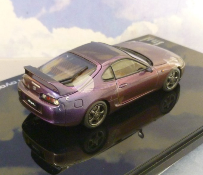 LCD DIECAST 1/43 1993 TOYOTA SUPRA MKIV MK4 (A80) RHD CHAMELEON PURPLE METALLIC