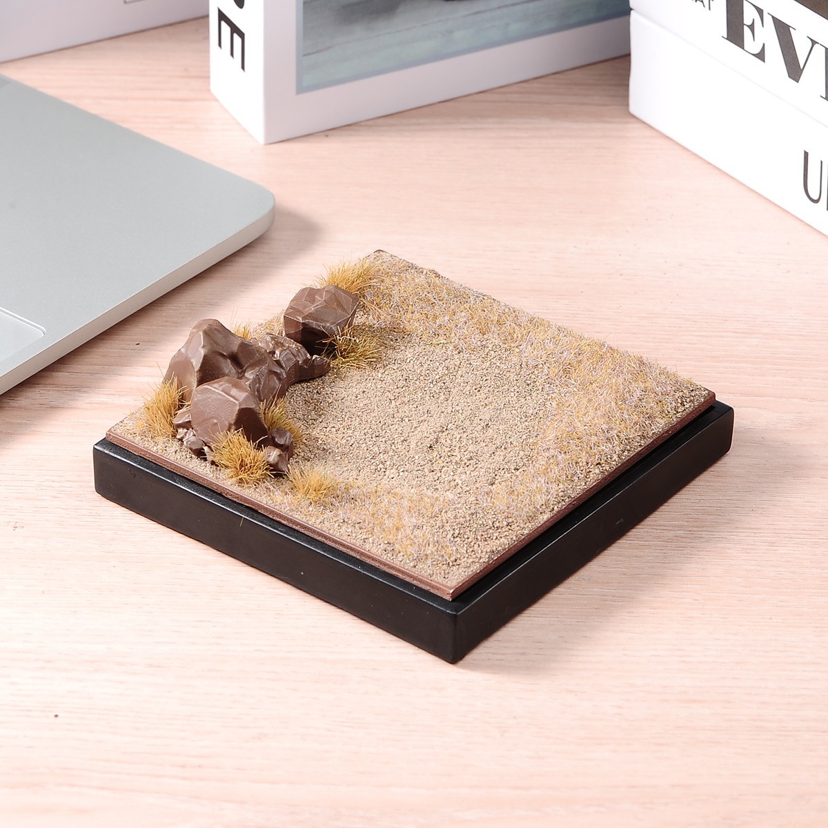 1/64 Resin Desert Diorama Display Base Square Scenery Platform for Car Figures