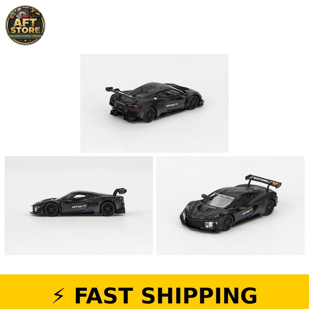MINI GT Z06 GT3.R Black Limited Edition 1/64 Diecast Model Car