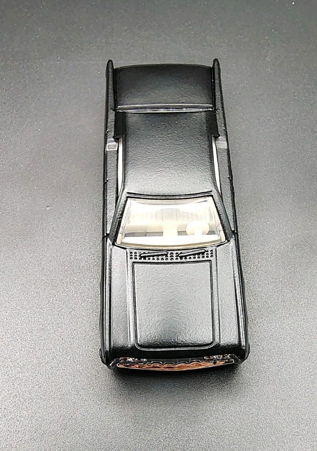 Custom Hot Wheels 64 Lincoln Continental Matte Black Presidential Chrome…