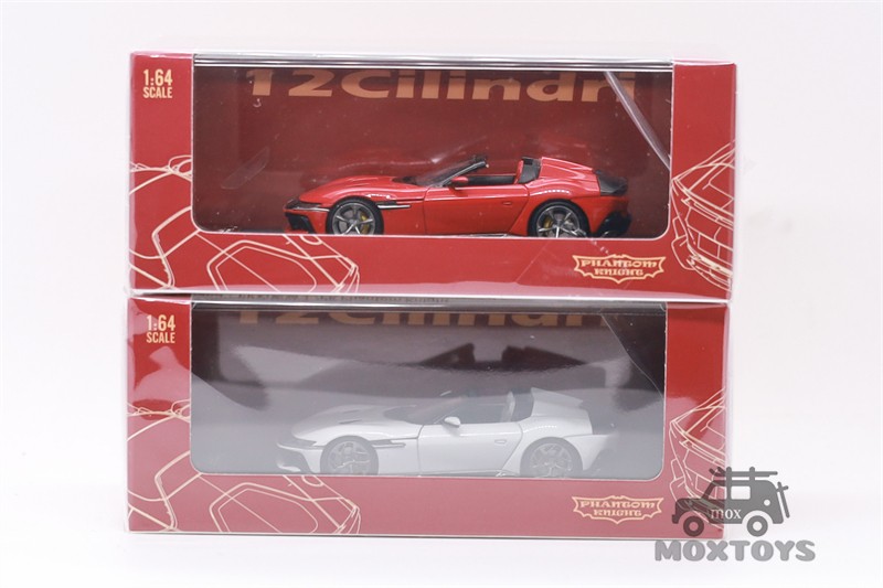 Phantom Knight PK 1:64 12 Cilindri Spider Aperta Limited999 Diecast Model Car