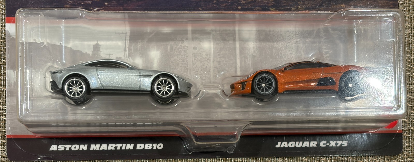 2025 Hot Wheels 2 Pack , Spectre James Bond , Aston Martin DB10 , Jaguar C-X75